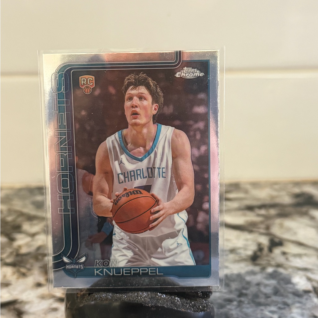 Topps Chrome Kon Knueppel Rookie Card  Wow Wow Wow